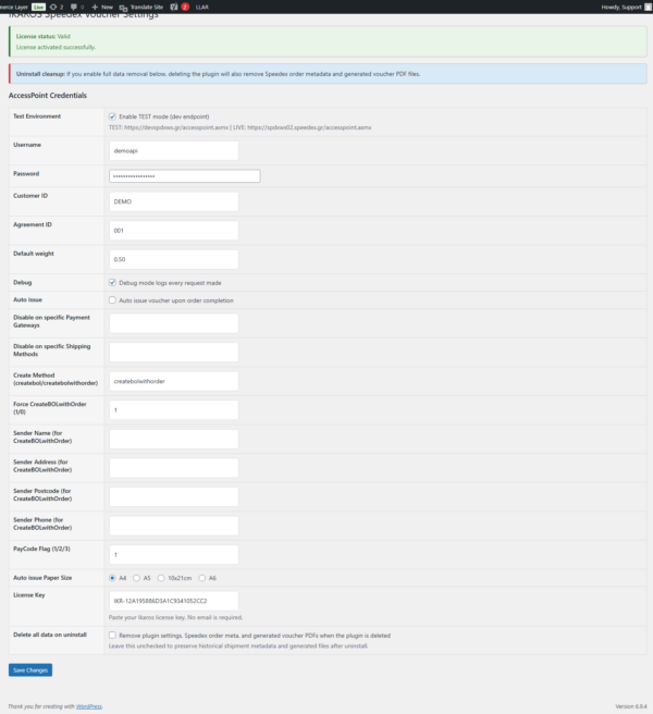speedex_g1 Ikaros Speedex Voucher-plugin voor WooCommerce
